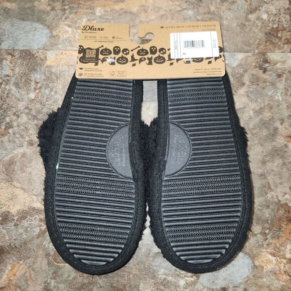 Dearfoams Dluxe Halloween Memory Foam Womens Slippers - Size Medium 7-8 - NWT - Picture 2 of 2